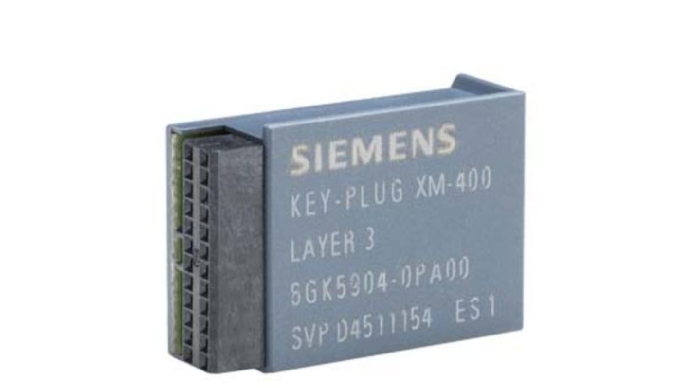Riempitivo slot Siemens 6GK59040PA00 per schede SCALANCE, modulo a innesto, dimensioni 120 x 90 x 10 mm, supporto dati rimovibile.