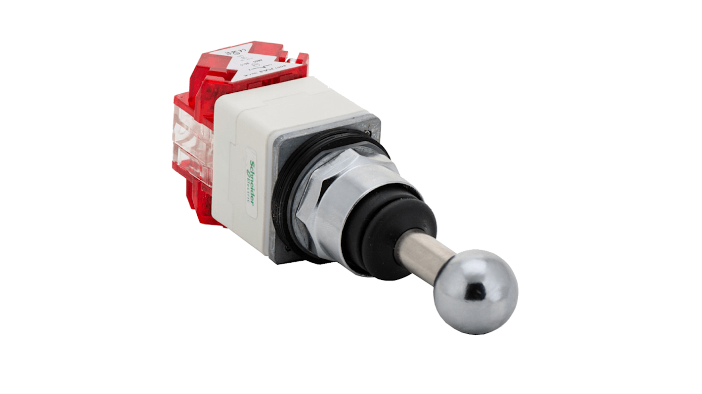 Controller joystick Schneider Electric 9001K35H2, IP66, 2 contatti C/O, montaggio 30 mm, coppia di serraggio 0,8 N.m.