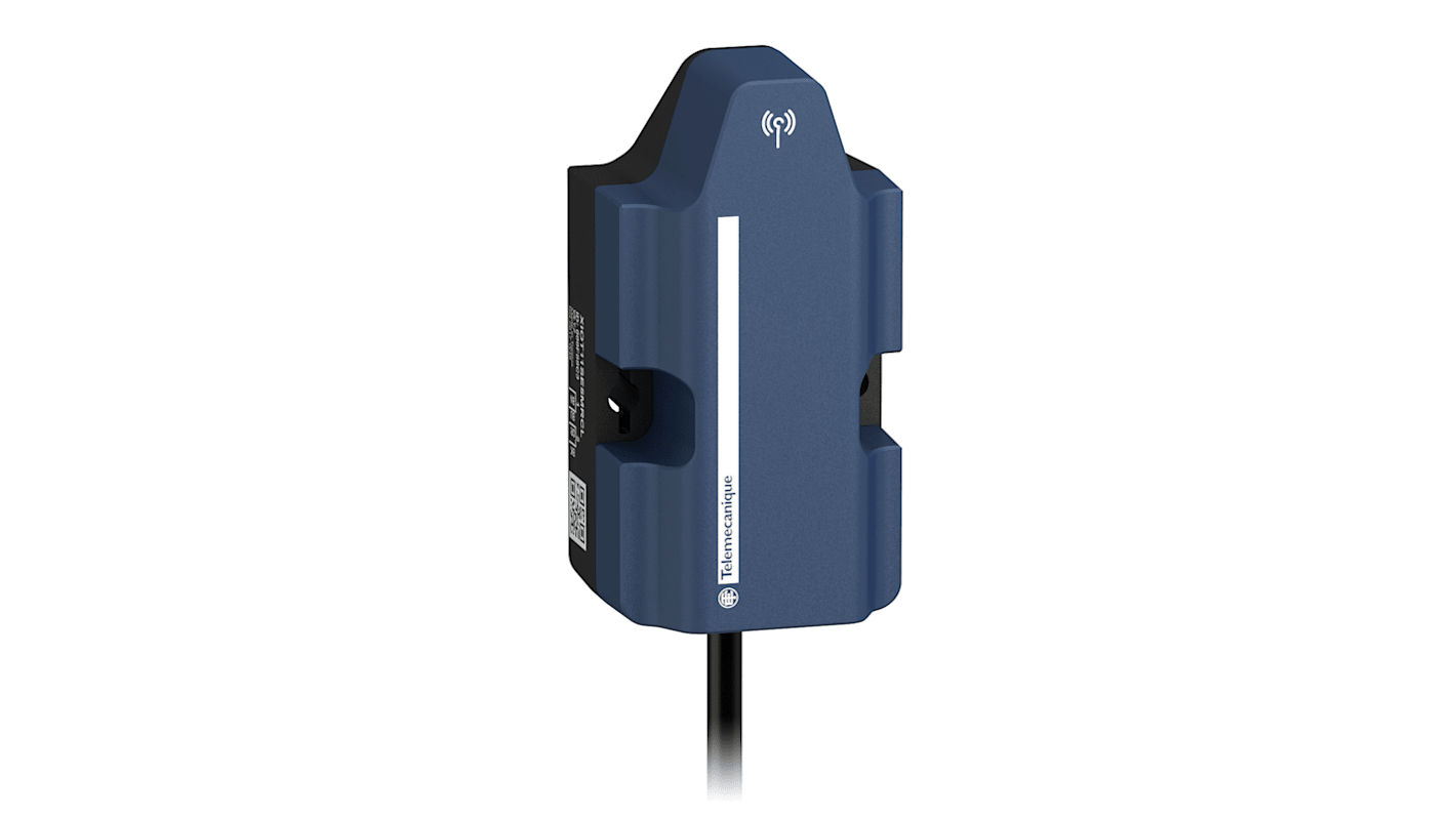 Modulo I/O Telemecanique Sensors XIOT11SERMRCL, trasmettitore wireless 868 MHz, alimentato a batteria, grado di protezione IP66.