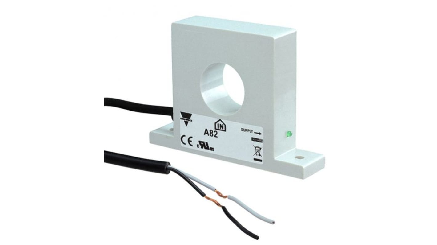 Trasformatore di corrente Carlo Gavazzi A82-20100, 100A, uscita 4-20 mA, foro 27mm, alimentazione 10-40 V c.c.