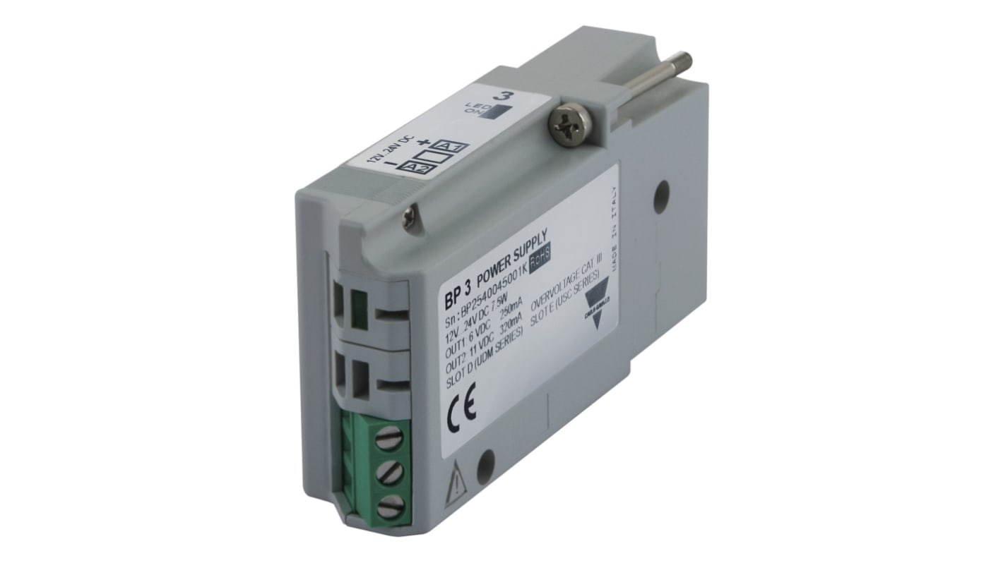 Carlo Gavazzi BP3, misuratore da pannello digitale per automazione, con indicatore LED 4-DGT e misurazioni programmabili.