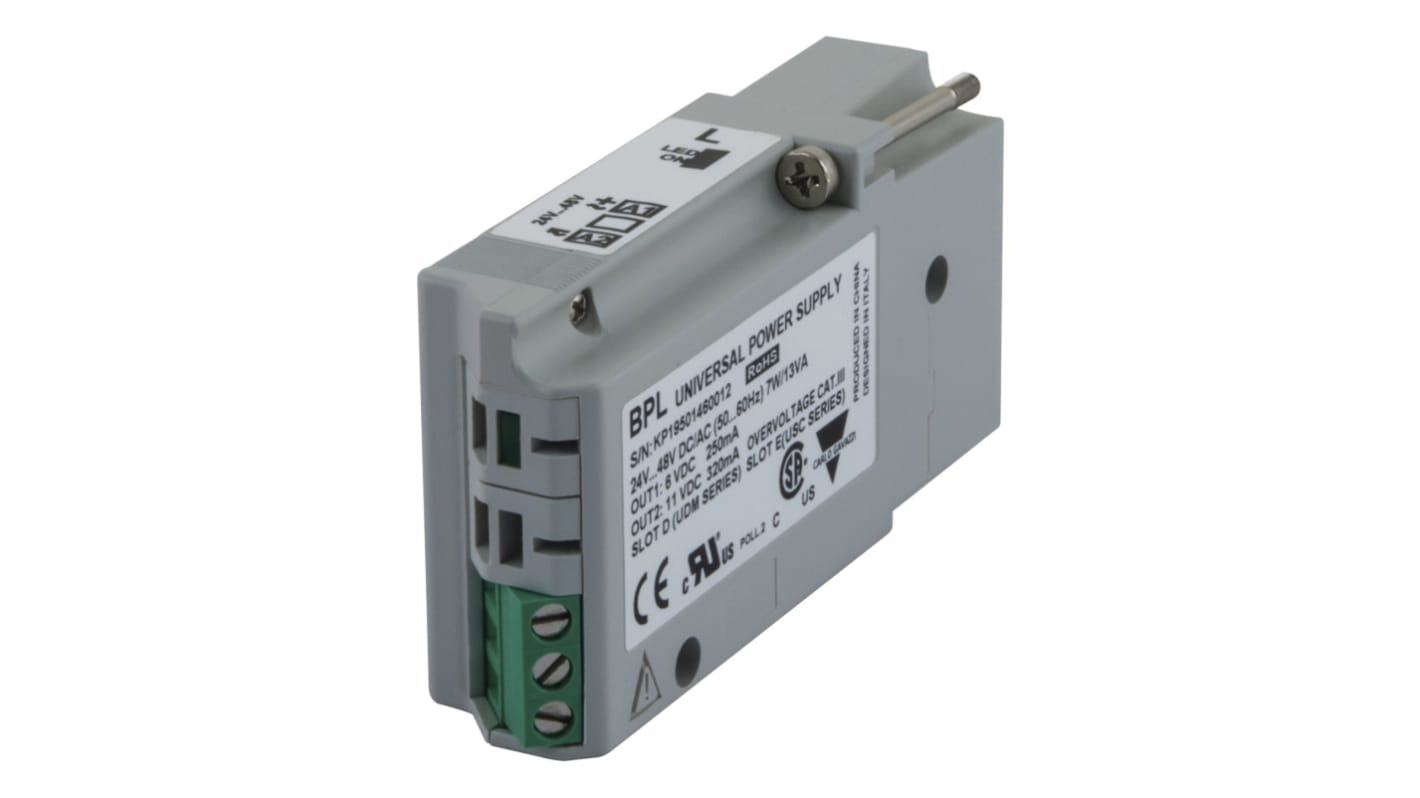 Trasformatore di corrente Carlo Gavazzi BPL, 2-5A, montaggio a pannello, per segnali c.a. o c.c., tensione 18-60 V.
