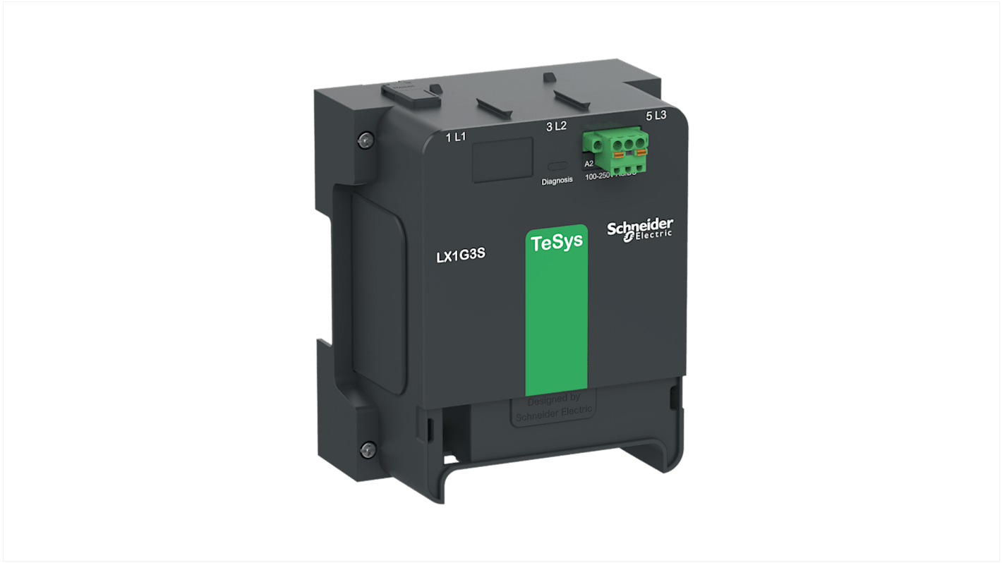 Connettore contattore Schneider Electric LX1G3SKUEN, modulo di controllo TeSys Giga, bobina a basso consumo, operatività AC-3 fino a 600 cicli/ora.