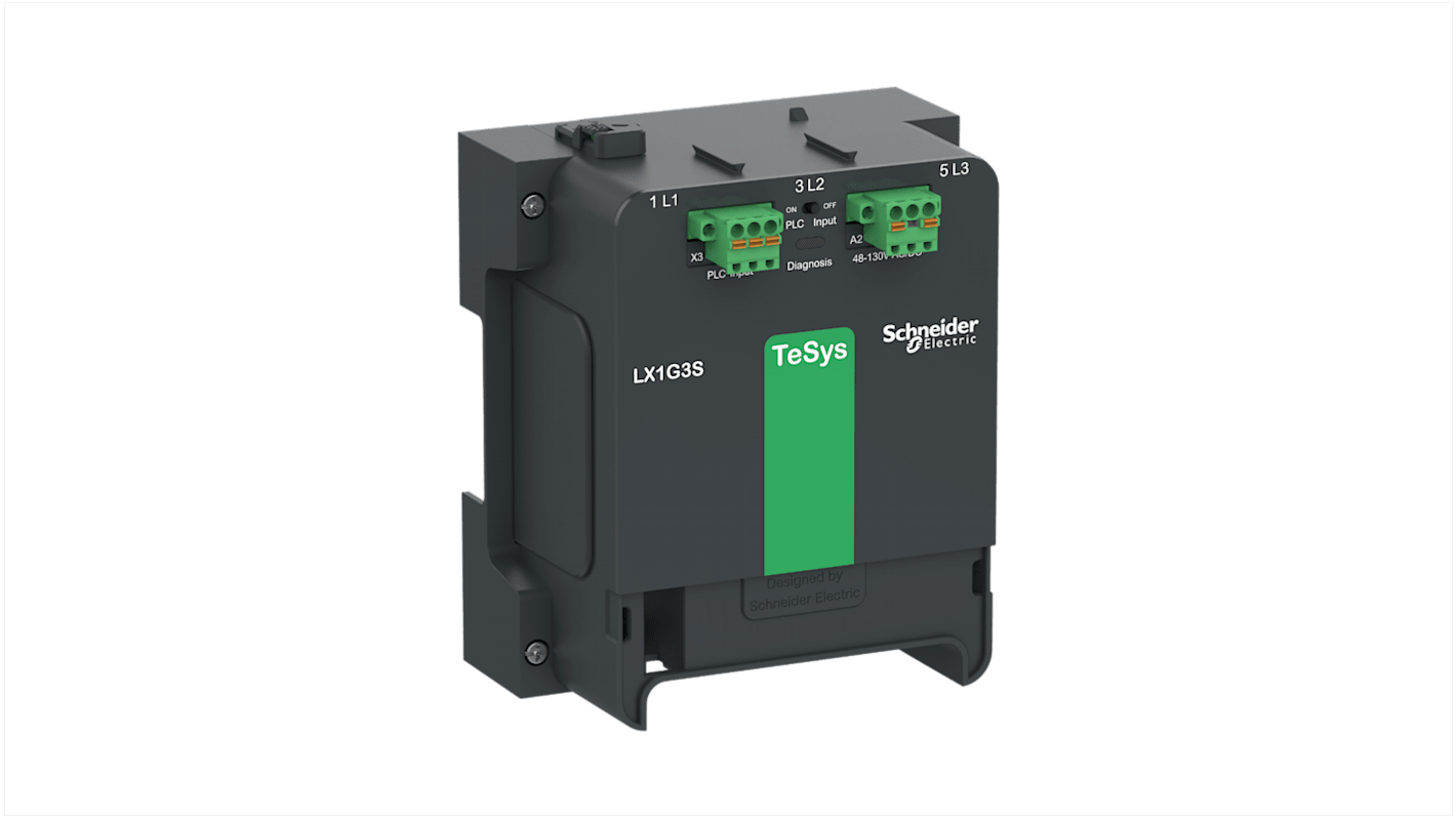 Connettore contattore Giga Schneider Electric LX1G3SLSEA, modulo a basso consumo per TeSys Giga, funzionamento AC-3 fino a 600 cicli/ora.
