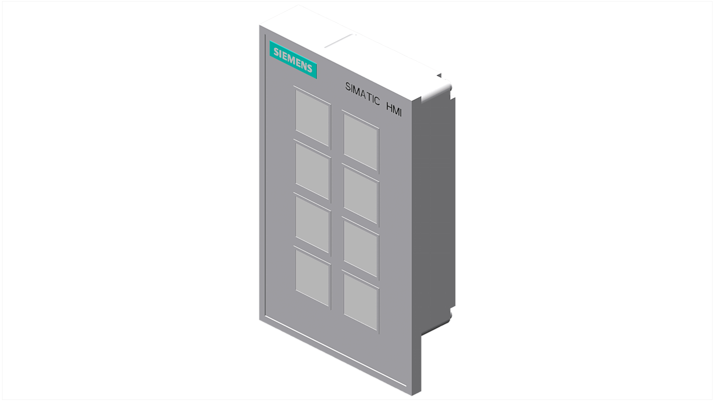 Chiave di ricambio Siemens 6AV21271AB000LX1 per HMI SIMATIC KP8, interruttore a breve corsa, 8 pin configurabili, tensione 24 V c.c.