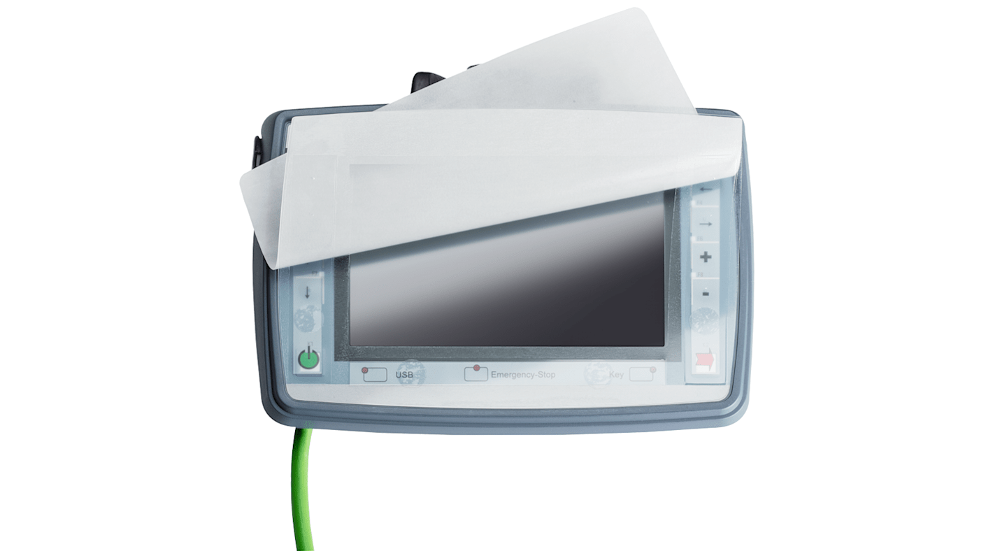 Pellicola protettiva Siemens 6AV21815DJ000AX0 per HMI KTP400F, resistente a graffi e polvere, rimozione senza residui.