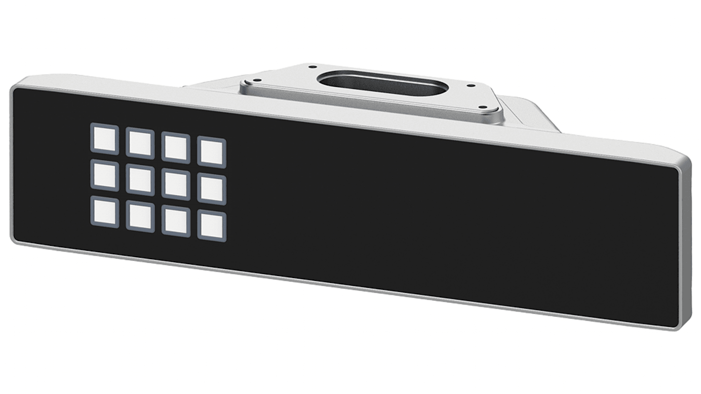 Unità di prolunga Siemens 6AV21858DE010AA, compatibile con SIMATIC HMI, supporta 3 comandi operatore, montaggio flessibile.