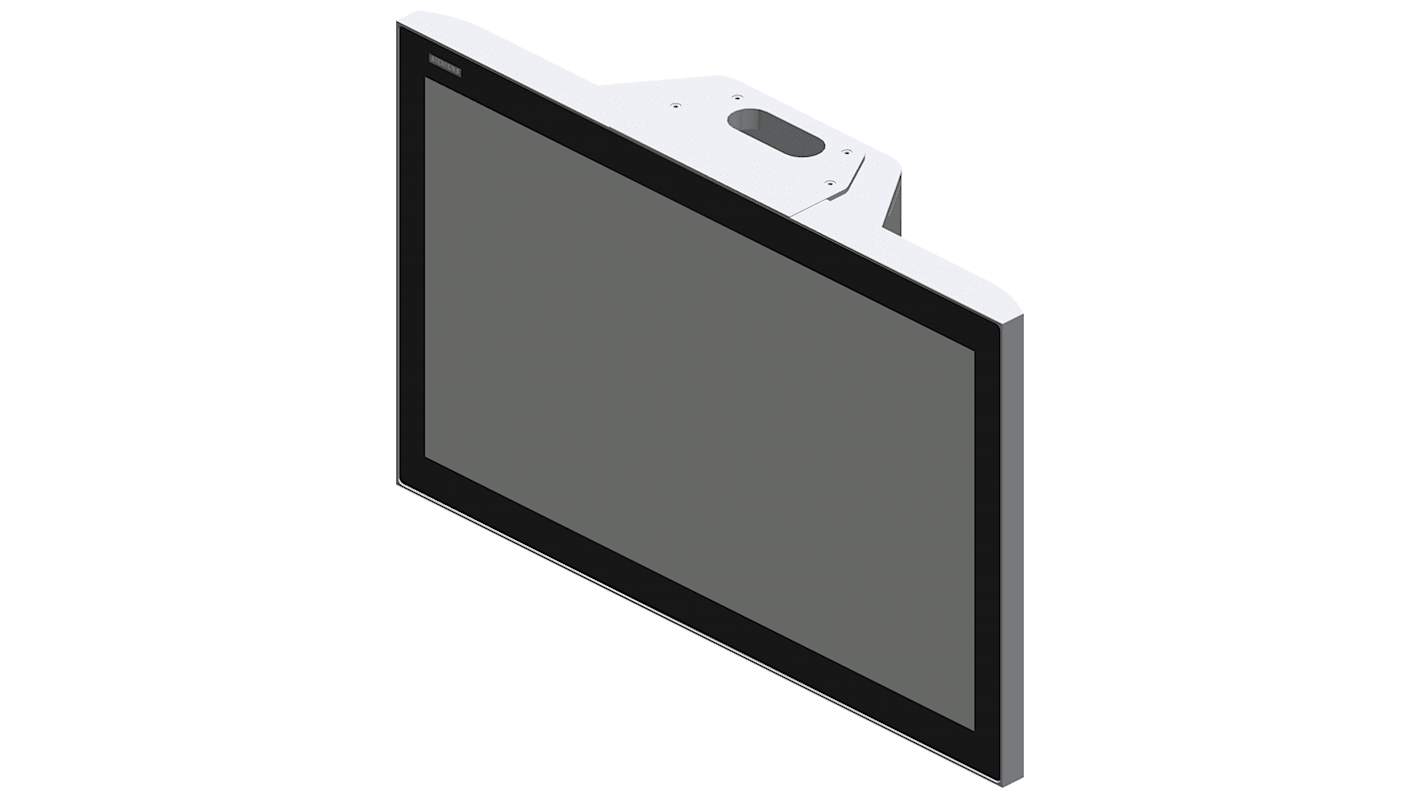 Siemens 6AV66461BC221AA0, Thin Client HMI SIMATIC, display TFT 22", risoluzione 1920x1080, interfaccia Ethernet, montaggio a braccio.