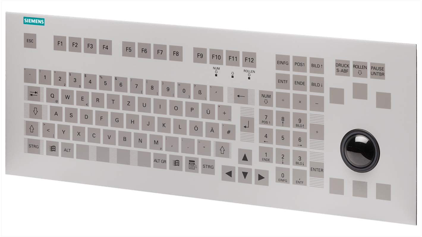 Contenitore HMI Siemens 6GF67103BG per SIMATIC HMI, con tastiera PS2 da 19 pollici e protezione IP65.