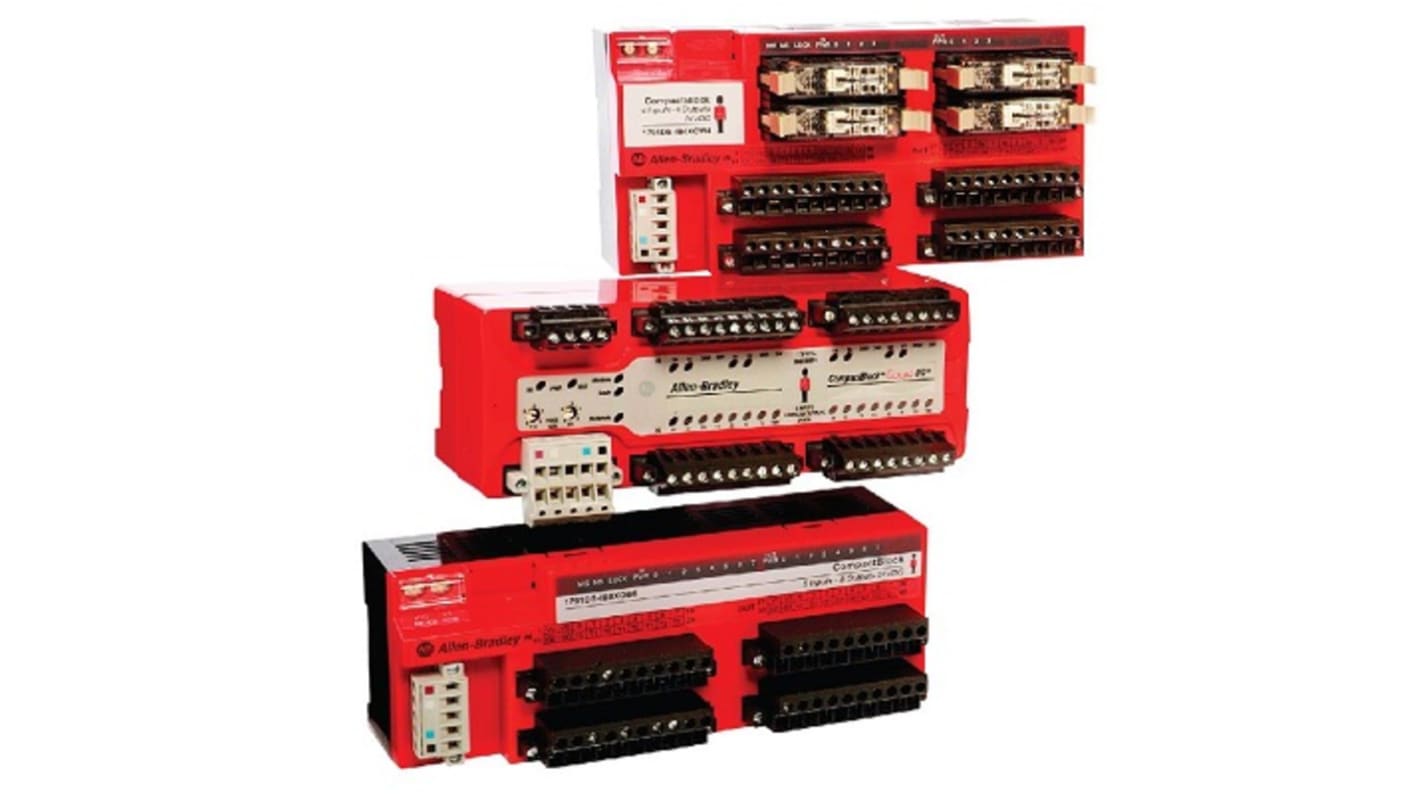 Modulo I/O digitale Rockwell Automation 1791DS-IB8XOB8, 8 I/O di sicurezza a stato solido, grado di protezione IP20.