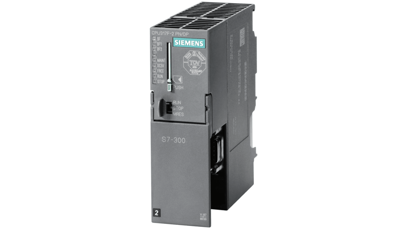 CPU PLC Siemens 6AG1317-2FK14-2AB0 SIPLUS S7-300, montaggio frontale, alimentazione 28,8 V, interfaccia RS485.