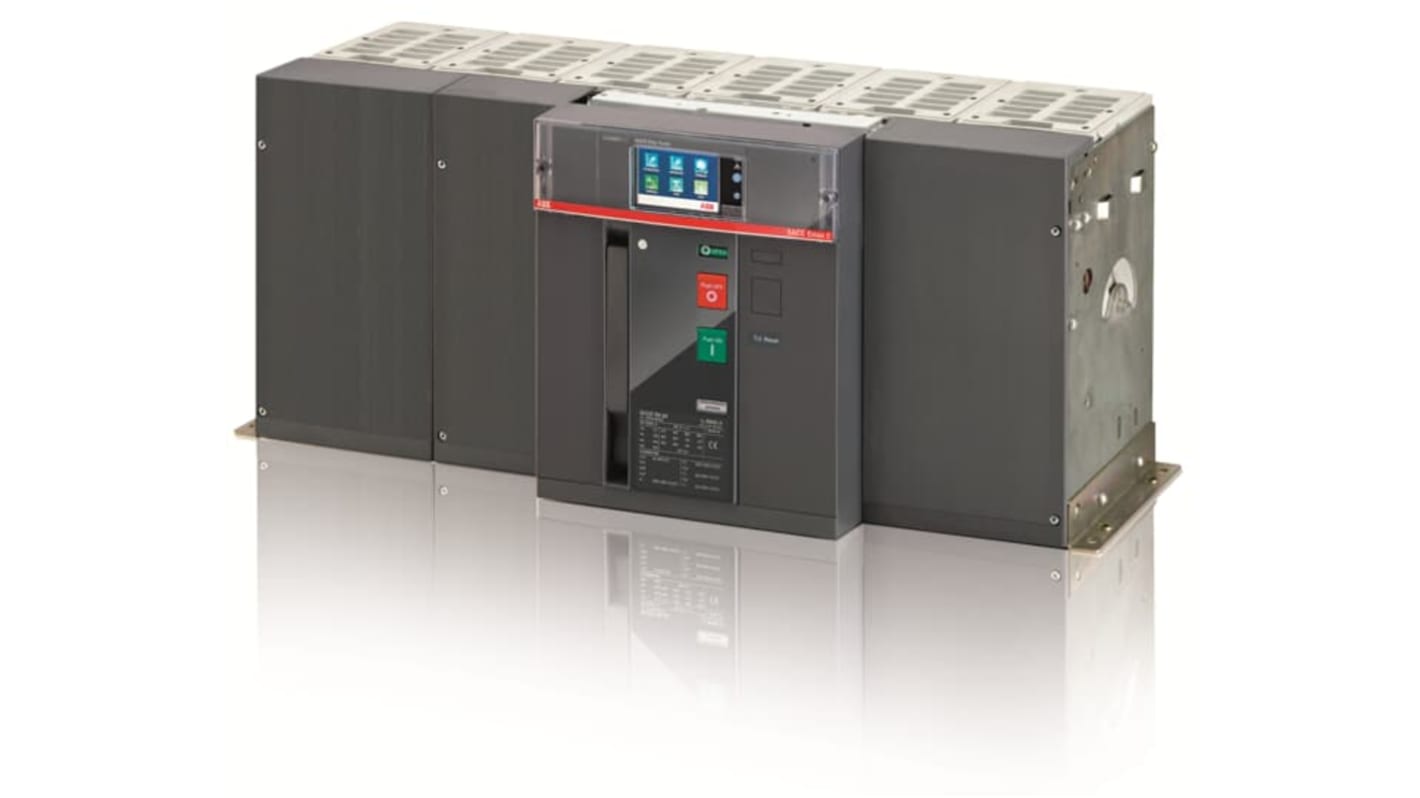 Interruttore di sicurezza elettronico ABB Ekip G Hi-Touch, 6.3kA, 3 canali, per sistemi di distribuzione a bassa tensione.