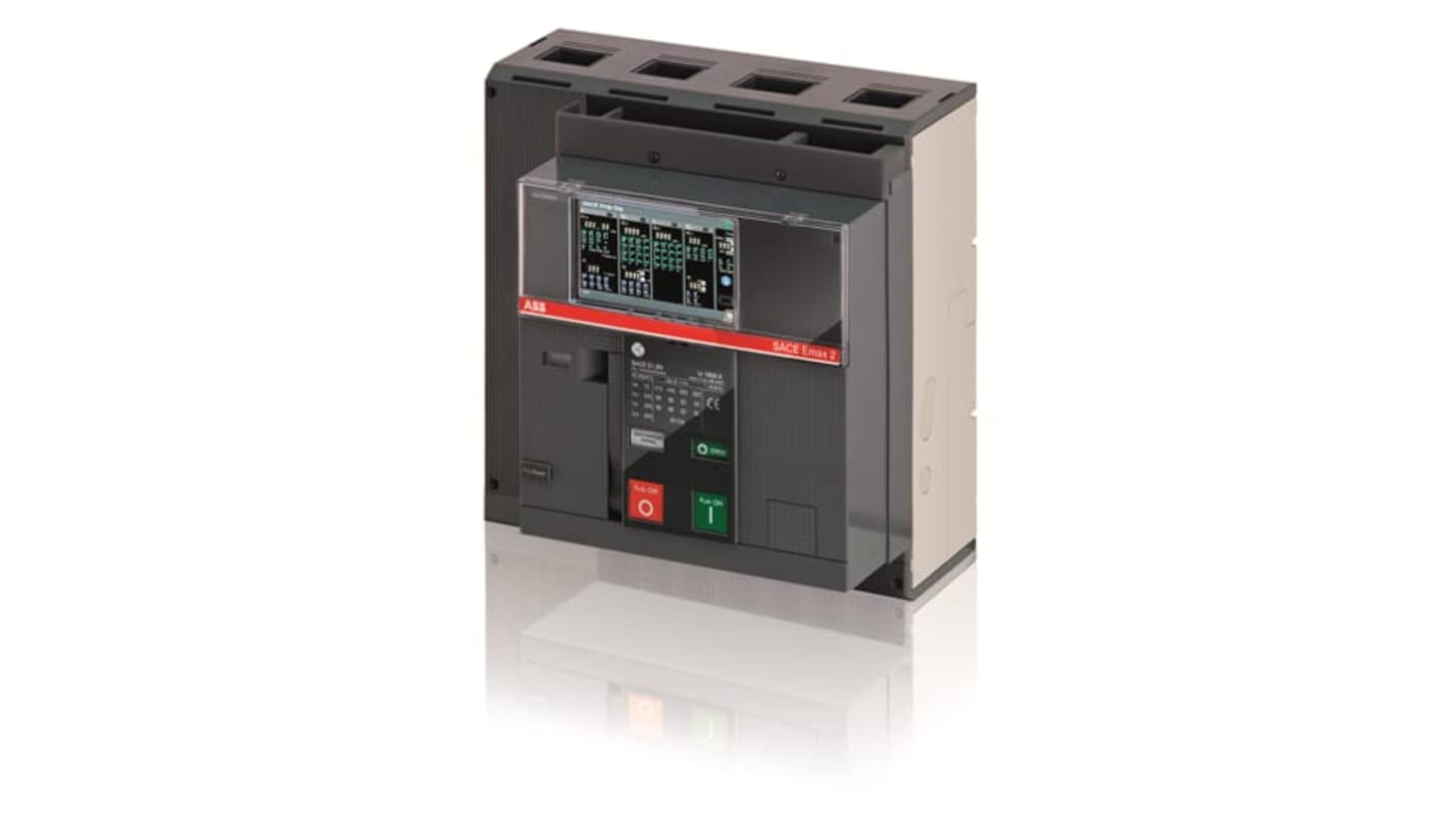 Interruttore di sicurezza elettronico ABB, 250A, 4 canali, per integrazione in sistemi di automazione e gestione energia.
