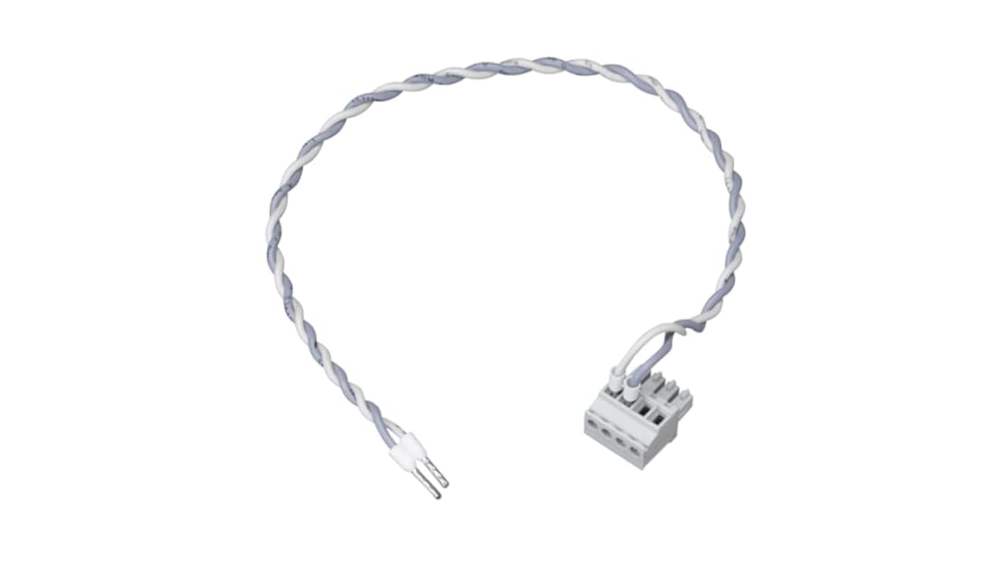 Cavo di collegamento per moduli I/O ABB 1SAJ692000R0001, lunghezza 310 mm, morsetti a vite, grado di protezione IP20.