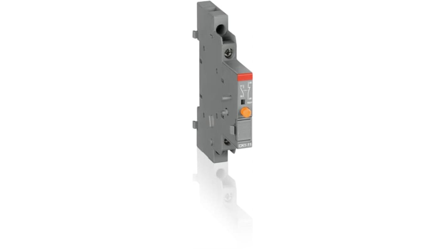 ABB 1SAM301901R1001, interruttore di segnalazione cortocircuito, morsetti a vite, grado di protezione IP20, attivazione manuale.