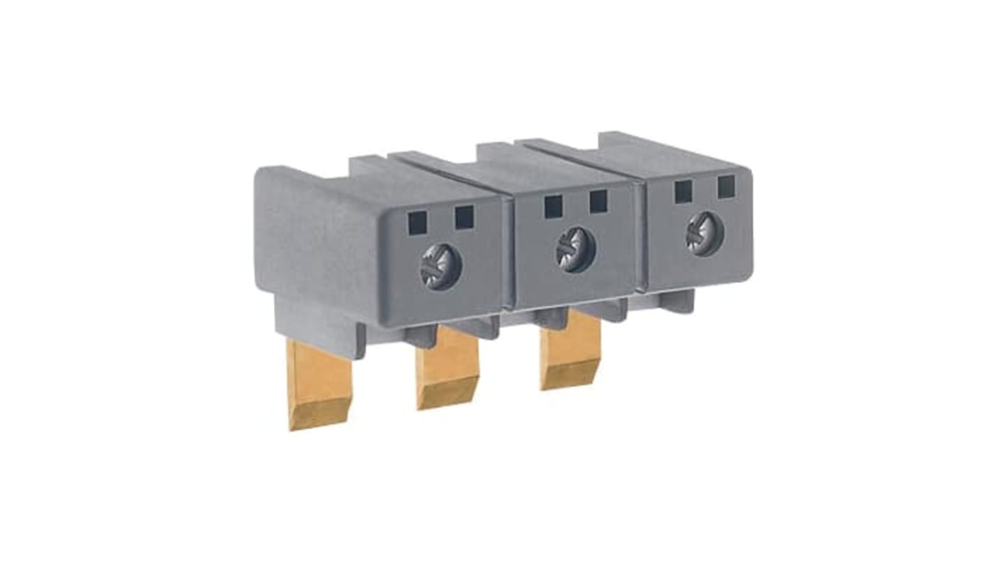 Morsettiera ABB 1SBN073508R1000 per A50, A63, A75, AE50, AE63, AE75, AX50, AX65, AX80, dimensioni 60 x 40 x 41 mm.