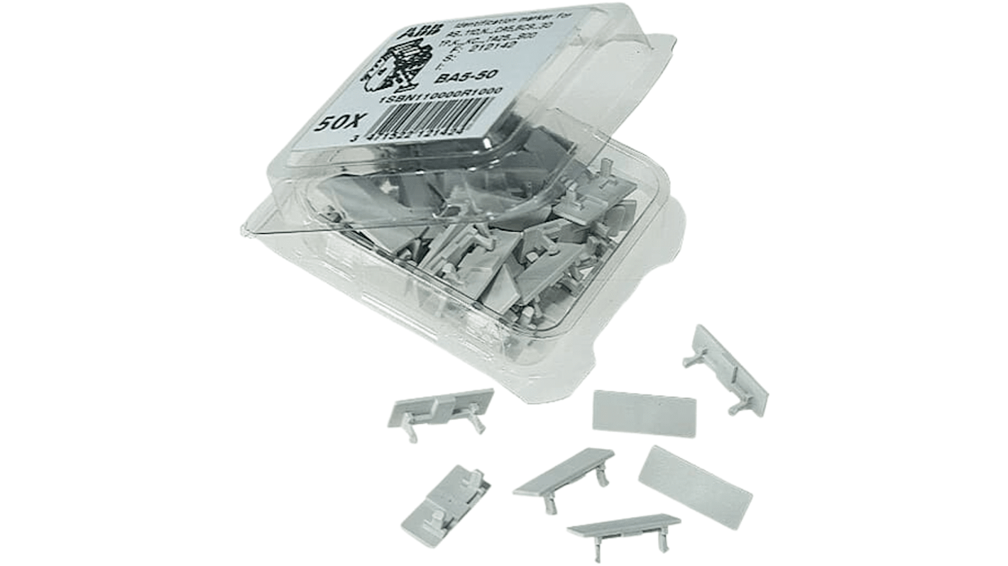 Contattore ABB 1SBN110000R1000 per Serie AF, AX, NX, TAL, UAF, TNL, dimensioni 19,8 x 7,5 x 4,5 mm, confezione da 50 pezzi.