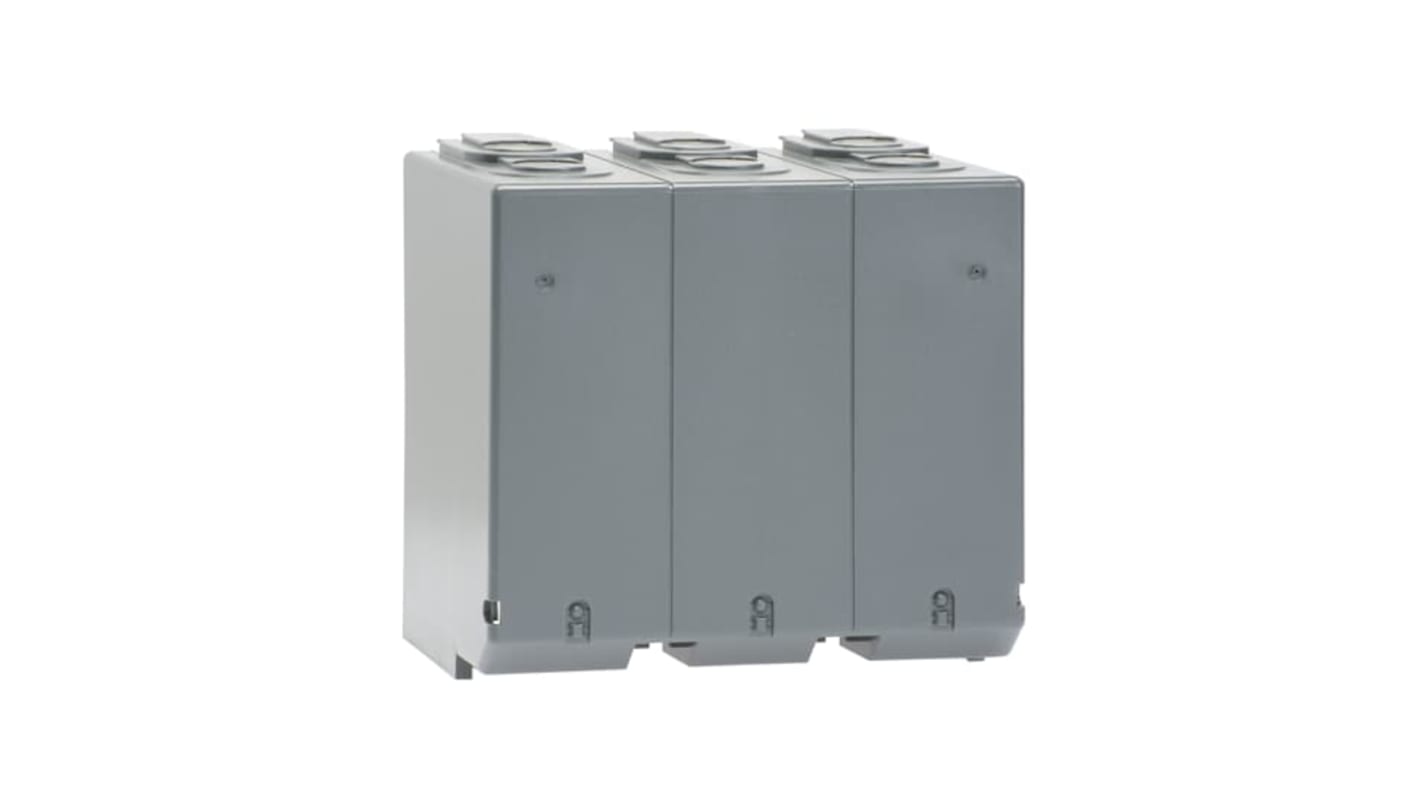 ABB, protezione per morsettiera 1SCA100396R1001, dimensioni 140,5 x 150 x 108 mm, peso 0,3 kg, serie 1SCA10.