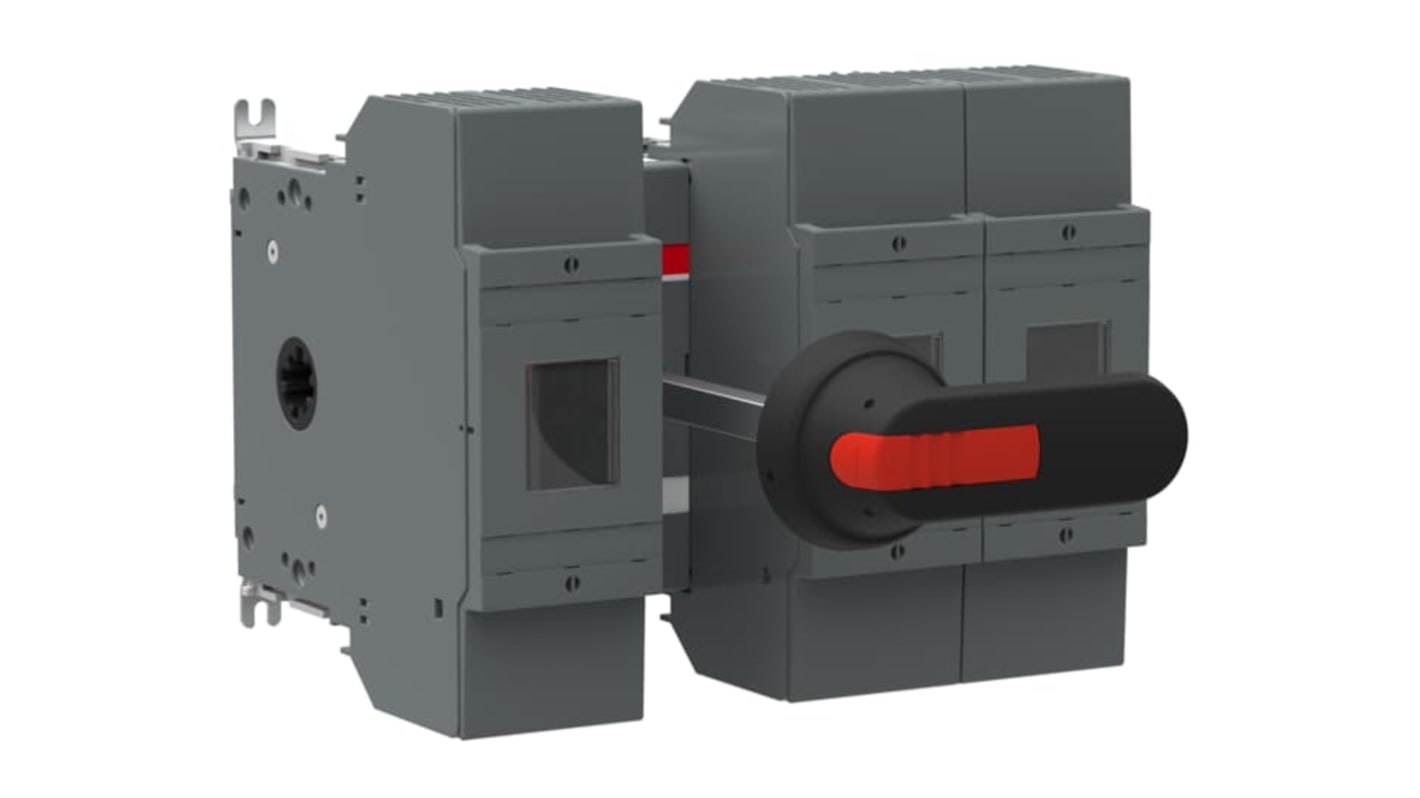 Sezionatore portafusibili ABB 4 poli, 400A, montaggio su base, serie 1SCA10, codice 1SCA102254R1001.
