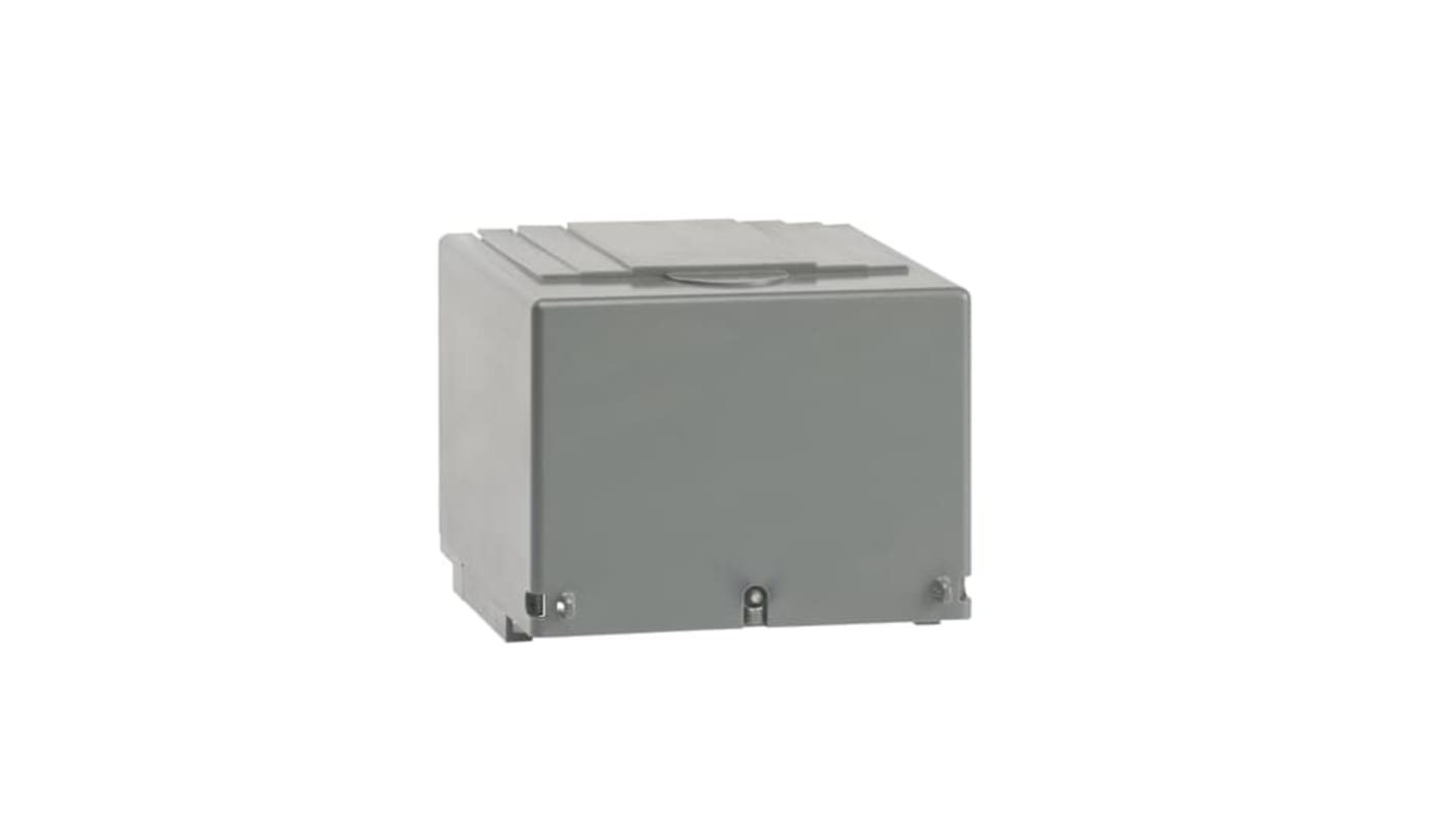 Coperchio terminale ABB 1SCA107260R1001 per tecnologia di commutazione a bassa tensione, dimensioni 99 x 126 x 127 mm.