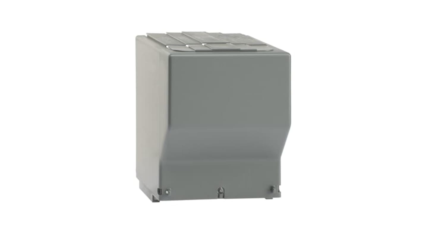 ABB, protezione per morsettiera 3 poli, dimensioni 159,4 x 126 x 167 mm, peso 0,65 kg, codice 1SCA107261R1001.