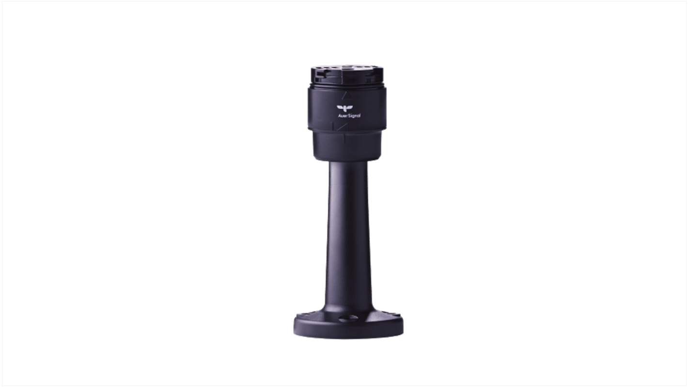 Base di montaggio IO-Link AUER Signal 915742742, alimentazione 24 V, per moduli di luce continua e funzionalità di lampeggiamento.