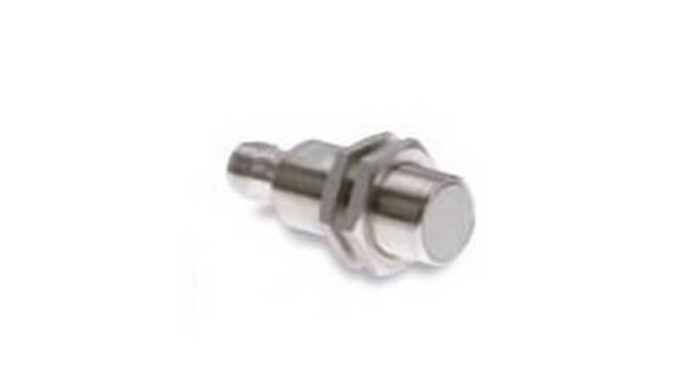 Sensore di prossimità cilindrico Omron E2EH-X7D1-M1G, tecnologia induttiva M18 x 1, uscita NPN/PNP, grado di protezione IP67.