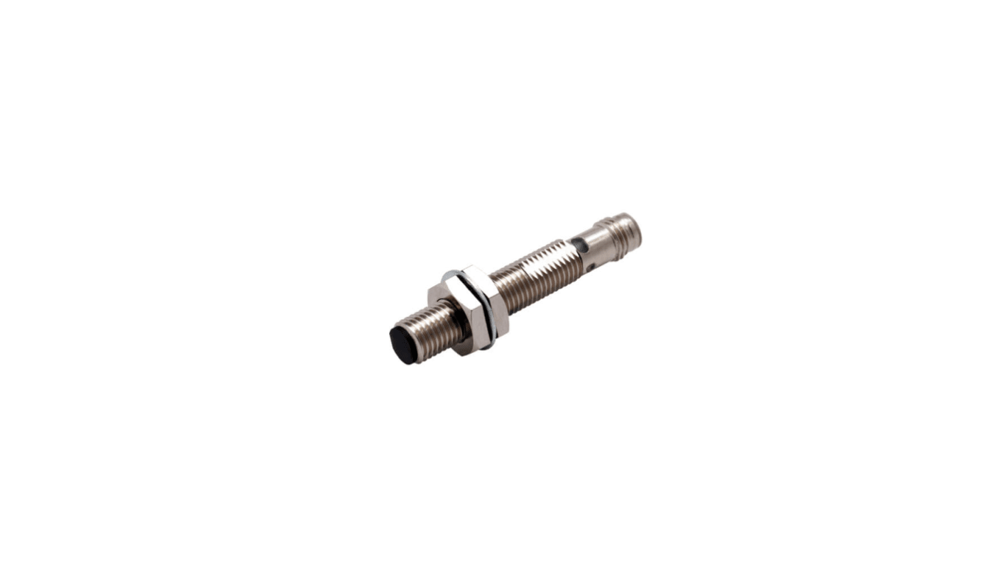 Sensore di prossimità cilindrico PNP Omron E2E-X3B2L8-M3, tecnologia induttiva, M8 x 1, rilevamento 9 mm, IP67G.