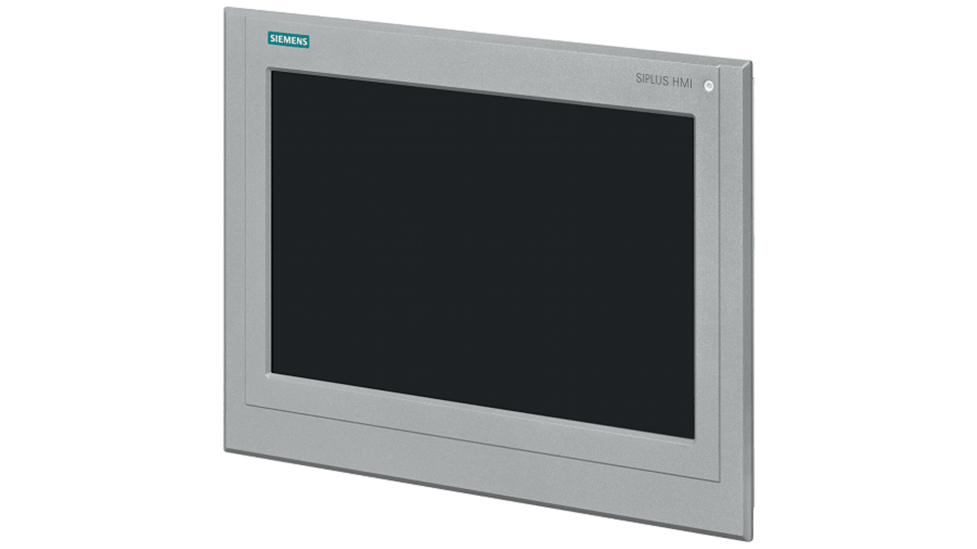 Pannello HMI Siemens 6AG21240QC131AX0, 15,4" TFT, risoluzione 1280x800, interfacce PROFINET e MPI.