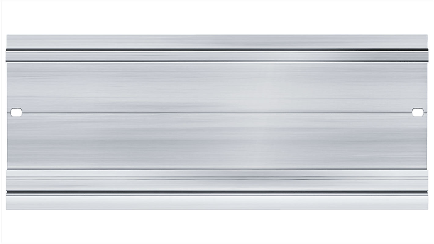 Guida di montaggio Siemens 6ES75901AJ300AA0 per SIMATIC S7-1500, lunghezza 830 mm, compatibile con guida DIN. Dimensioni 155 x 830 x 16 mm.