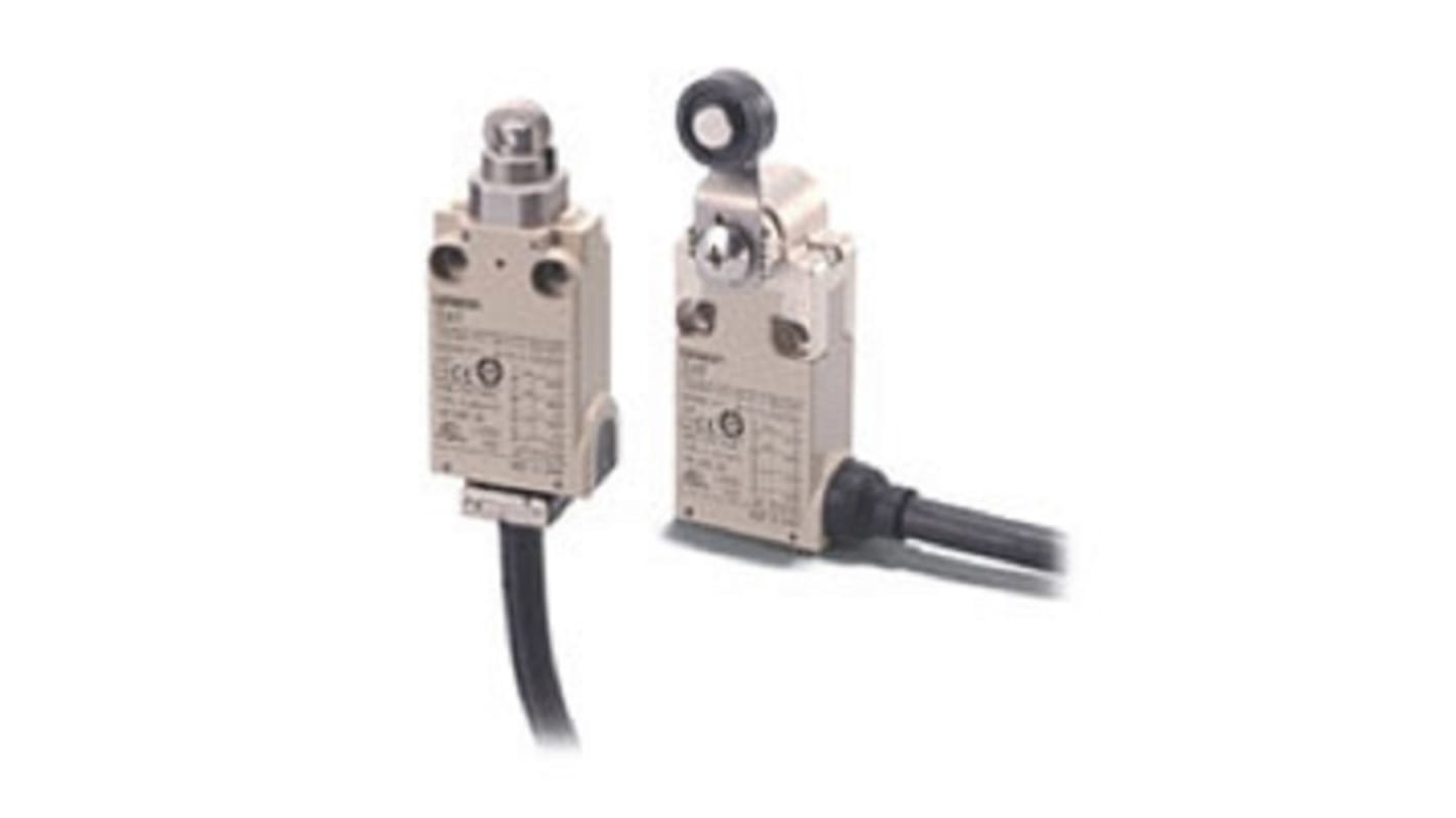 Interruttore di fine corsa di sicurezza Omron D4F3205D, IP67, attivazione a 18 gradi, struttura a due o quattro contatti.