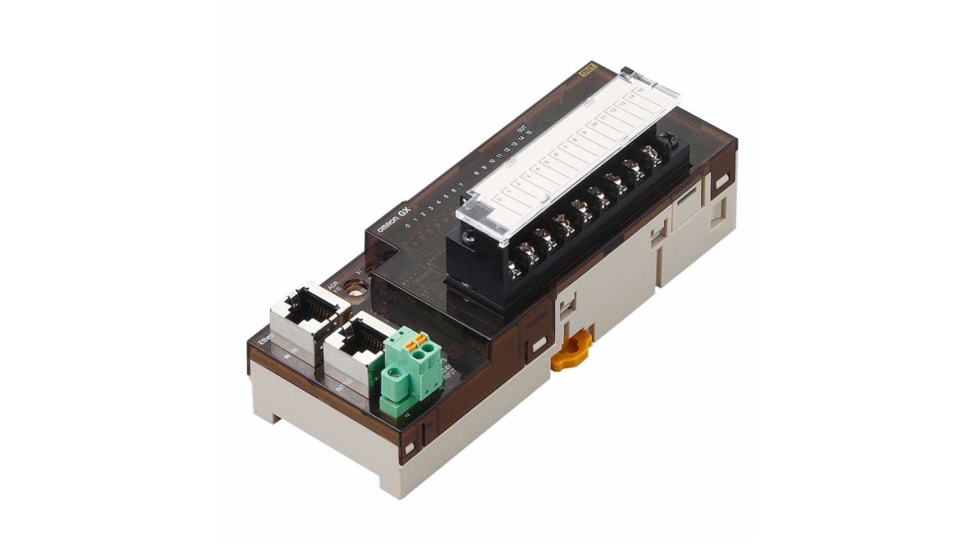 Morsettiera digitale Omron GX-OD1621 per Terminale I/O, supporta EtherCAT, dimensioni 135 x 57,1 x 52 mm, tipo uscita PNP.