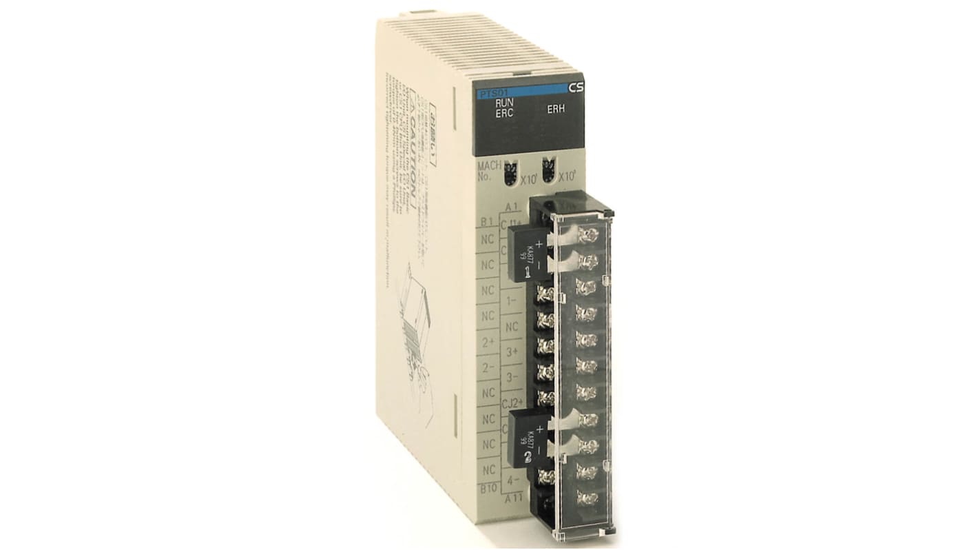 Modulo I/O PLC Omron CS1W-PTS56, 8 ingressi per termocoppie e termometri di resistenza, conversione dati BCD.