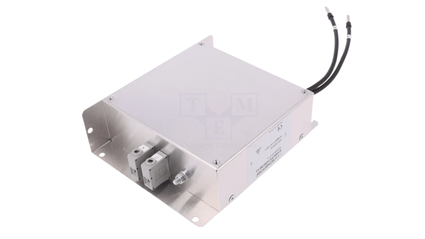Filtro RFI trifase Omron A1000-FIV2020-SE-LL, 200 V, 20 A, per azionamenti J1000, Q2V, V1000, cavo 3 m.