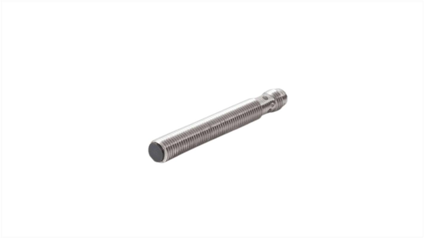 Sensore di prossimità cilindrico NPN Omron E2B-S08LS02-MC-C1, dimensione M8, distanza di rilevamento 2 mm, corpo in acciaio inox.