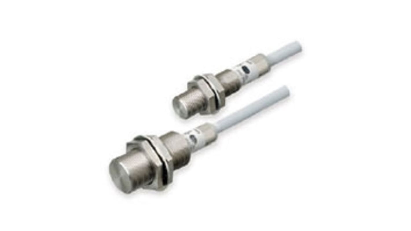 Sensore di prossimità induttivo cilindrico Omron E2FM-X10D1-M1TGJ-T, M30 x 1.5, rilevamento a 10 mm, con connettore M12.