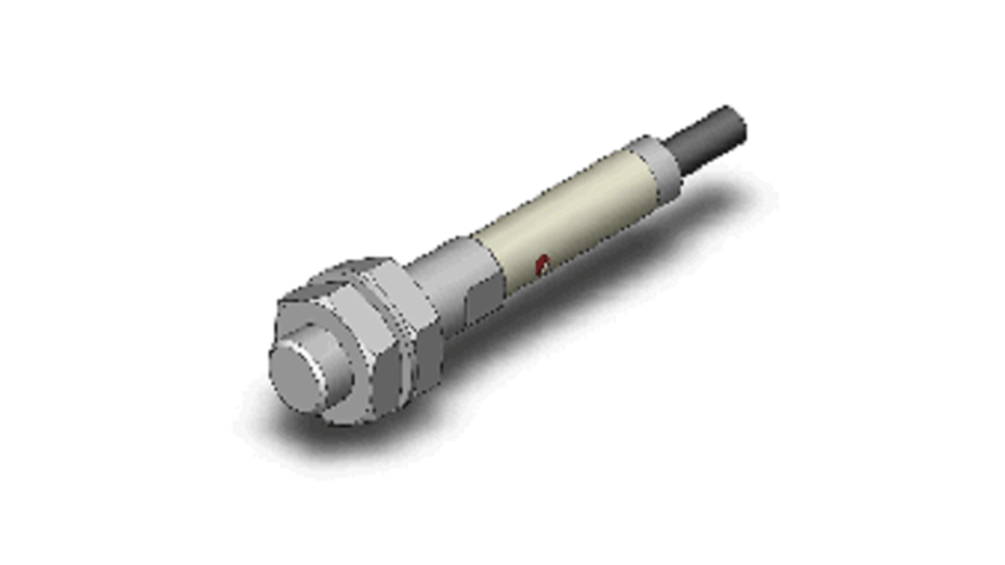 Sensore di prossimità cilindrico Omron E2FM-X1R5D1 2M, induttivo, corpo in acciaio inox, distanza di rilevamento 1,5 mm, M8, cavo PVC 2 m.