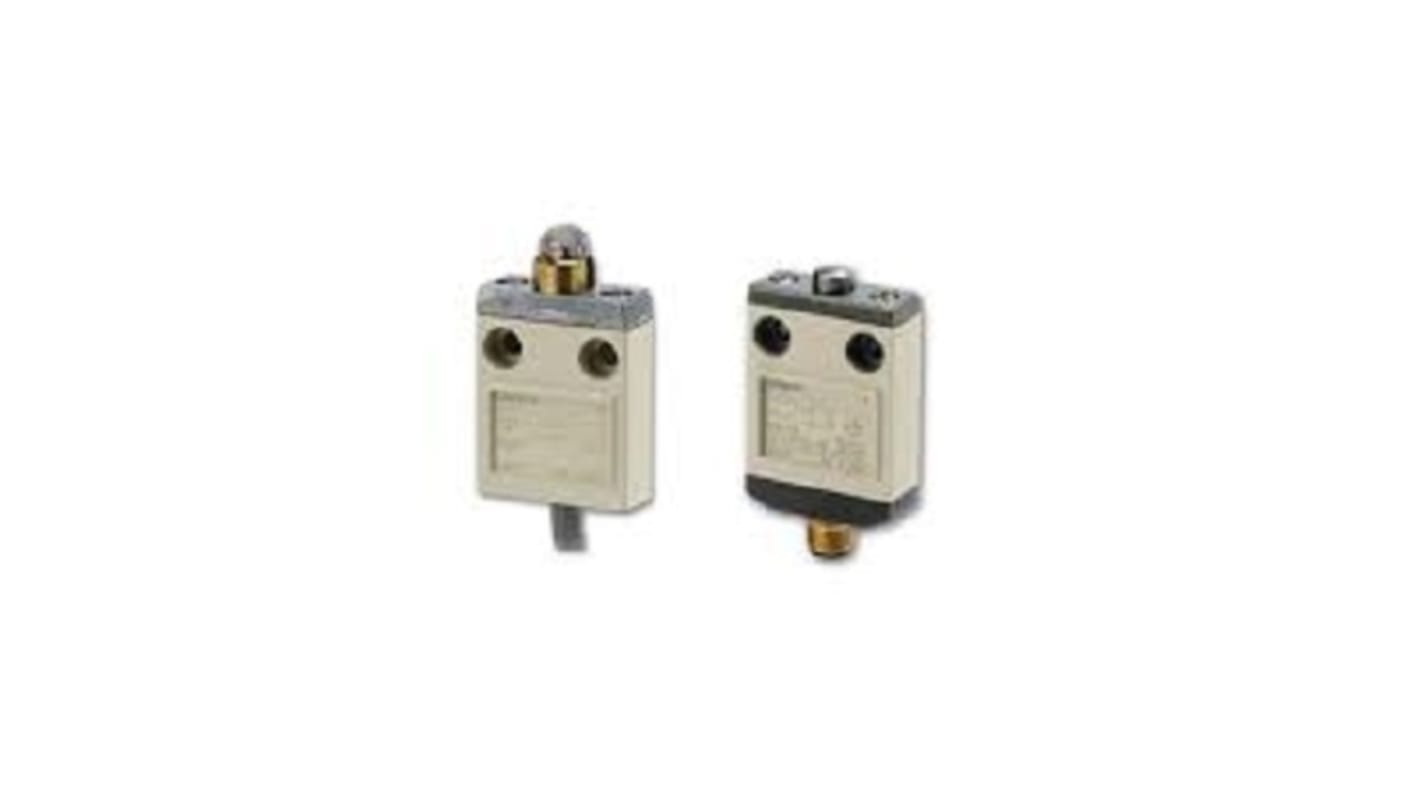 Interruttore di fine corsa Omron D4C-1220-A1, leva a rullo, SPDT, protezione IP67, corrente 5A, tensione 250V, cavo 3 m.