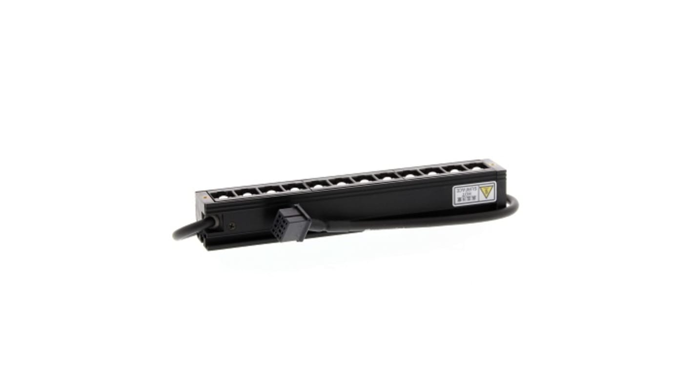 Sensore di visione colore Omron FL-BR13120W-H, LED bianco, dimensioni 131 x 20 mm, cavo 0,3 m, grado di protezione IP20.