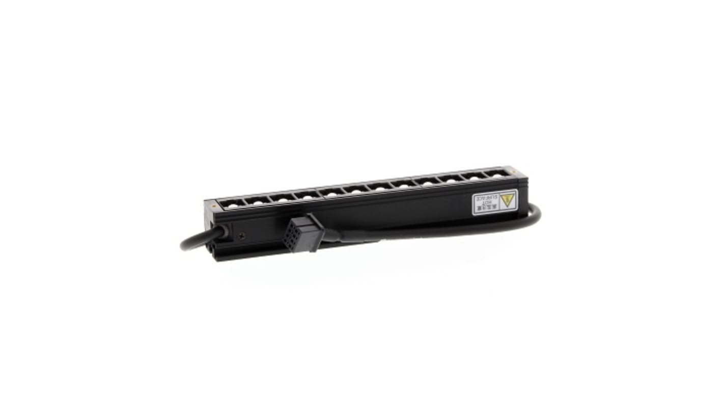 Sensore di visione colore Omron FL-BR9120W-H, LED bianco, dimensioni 91 x 20 mm, cavo 0,3 m, grado di protezione IP20.