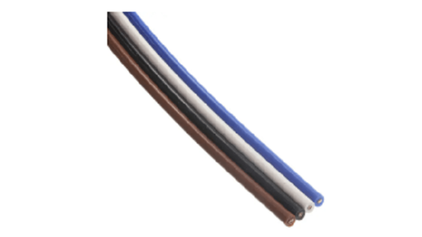 Cavo di comunicazione piatto Omron SCA1-4F10 per CompoBus/S, 4 conduttori da 0,75 mm², lunghezza 100 m, per applicazioni industriali.