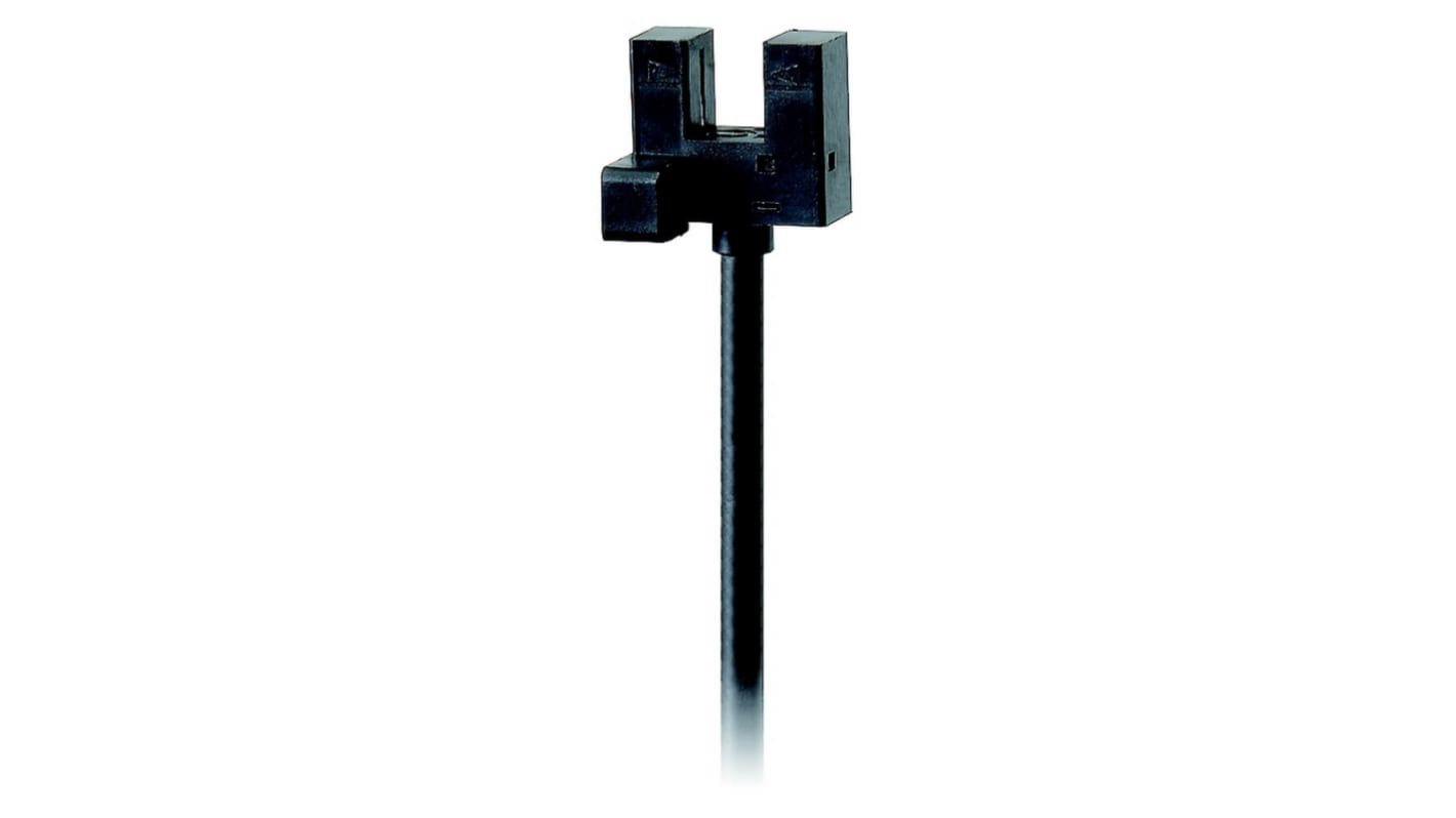 Sensore fotoelettrico Omron EE-SX952P-R 1M, forma F, rilevamento 100 mm, uscita PNP, montaggio con viti M3.