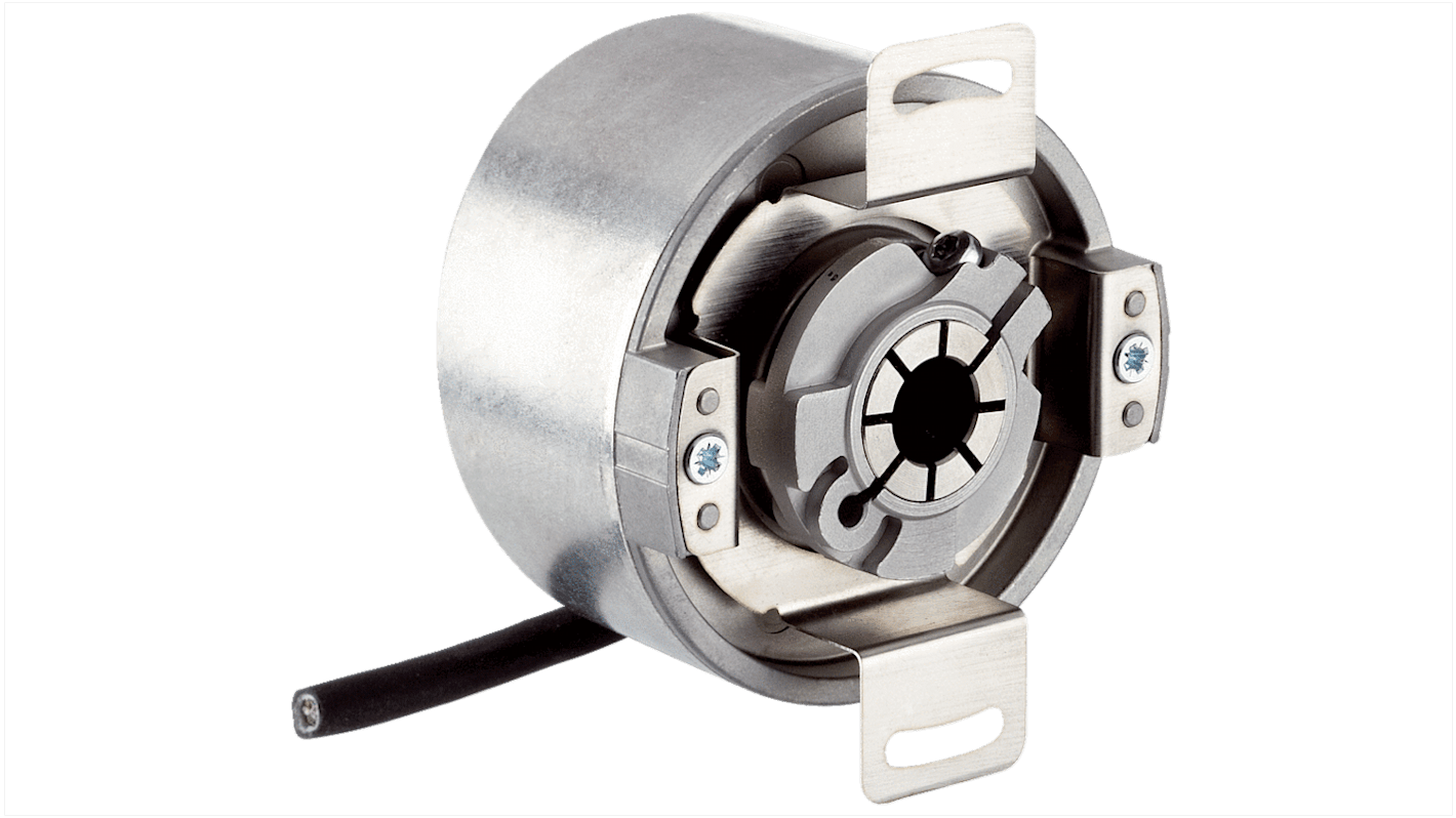 Encoder assoluto Sick AFM60B-BEAK008192, 4096 impulsi/giro, montaggio a flangia, IP65/IP67, dimensioni 72x60x45.5 mm.