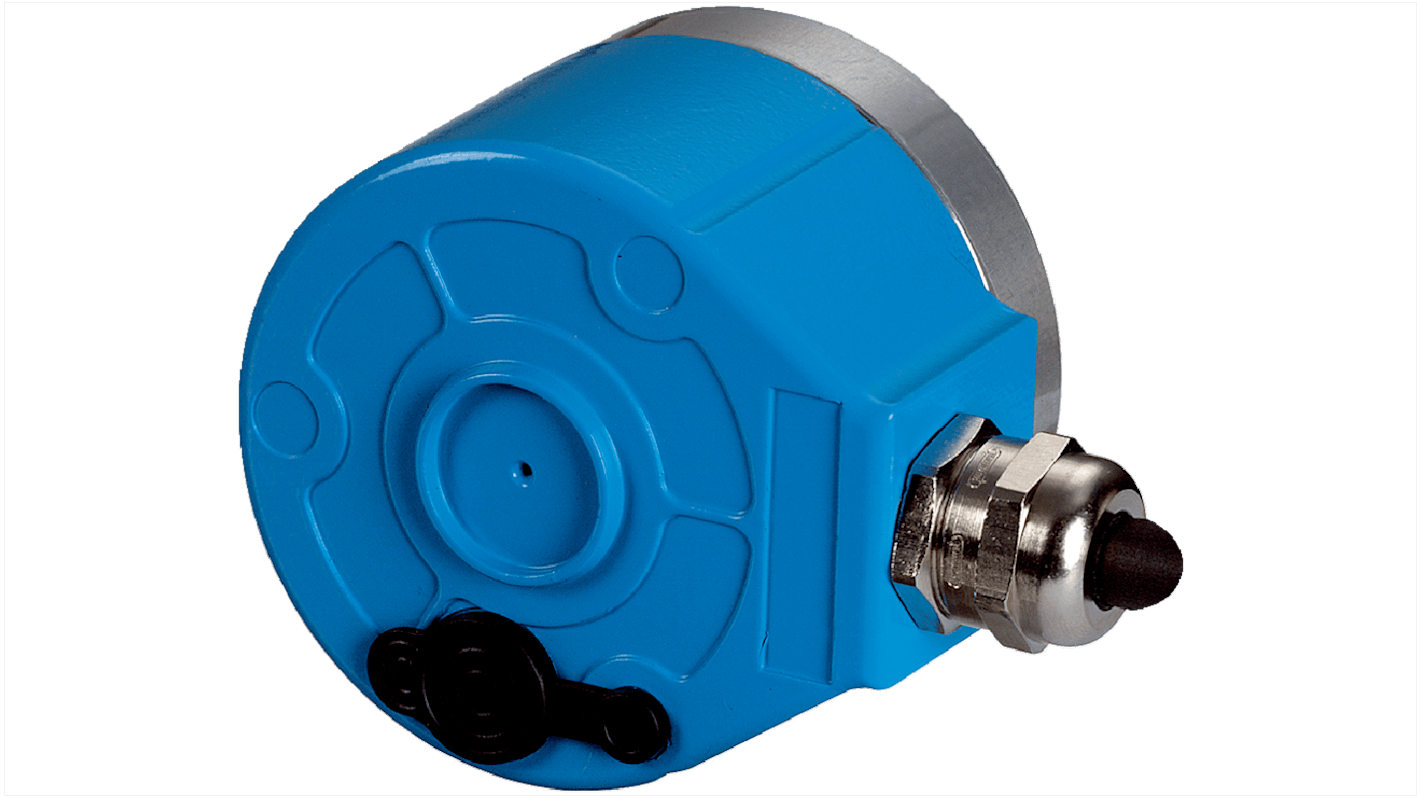 Encoder assoluto Sick ARS60-FAK04096, compatto 15mm, risoluzione 15 bit, montaggio a flangia, IP66, 90x60x55mm.