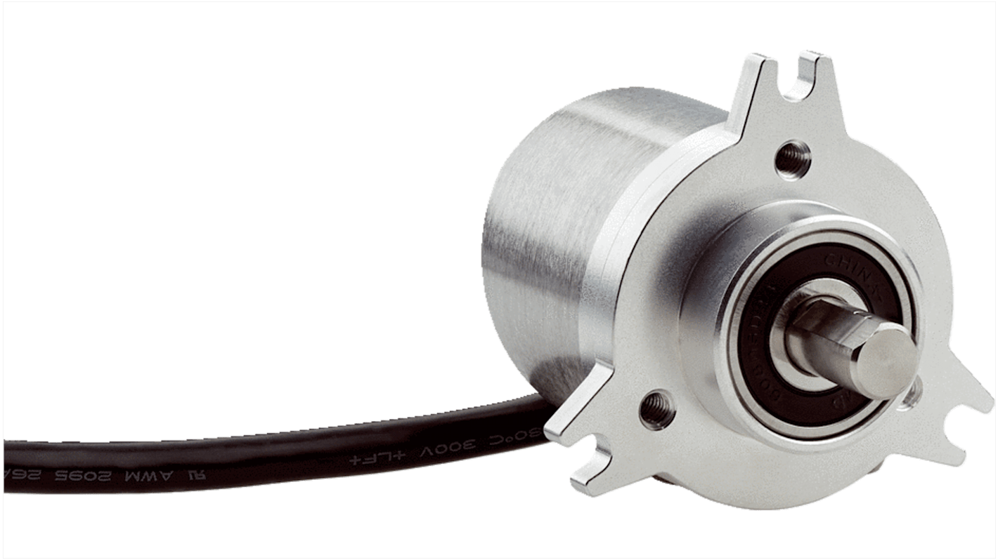 Encoder incrementale Sick DBS50E-SKAK01024, 1024 impulsi/giro, montaggio a flangia, IP65, 8 mm albero, 6000 giri/min.