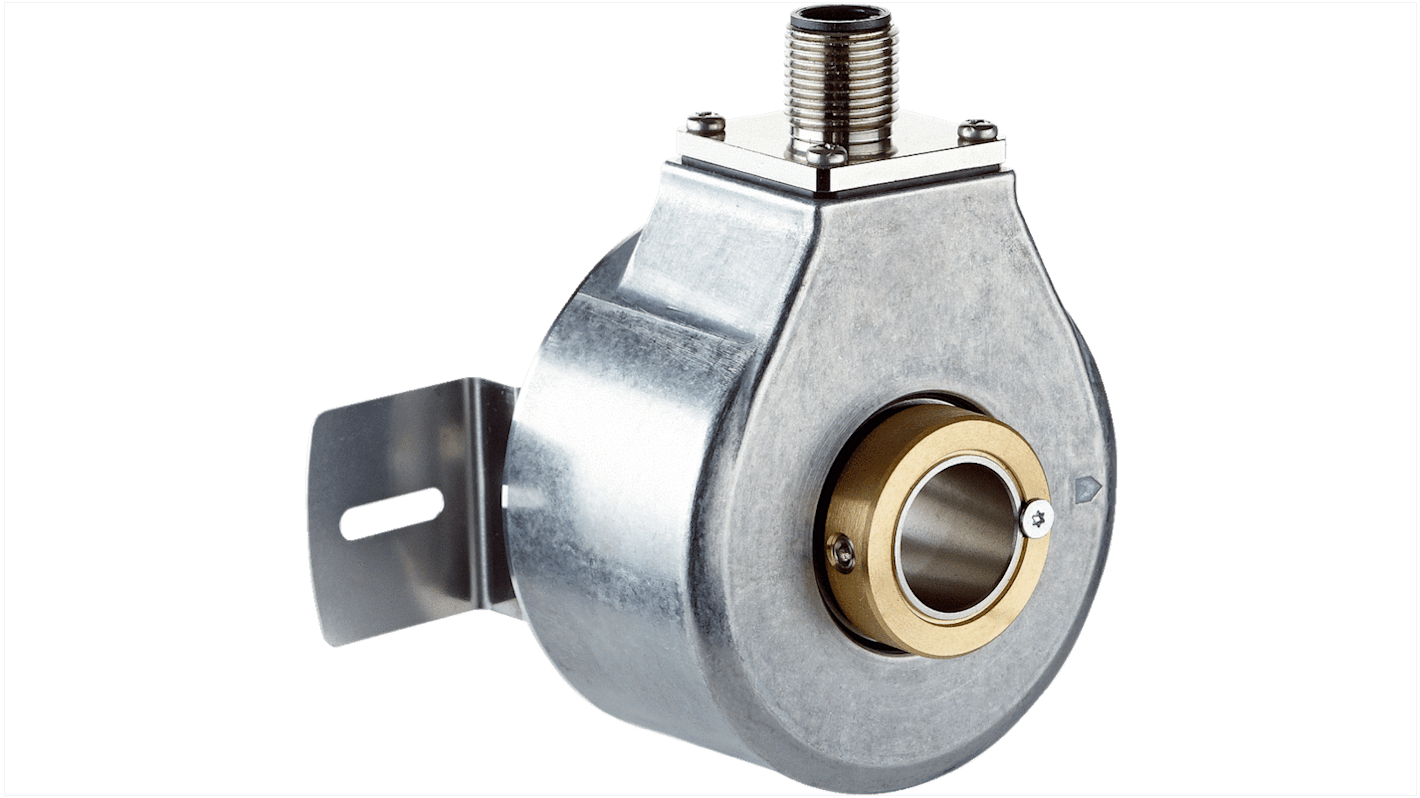 Encoder incrementale Sick DBS60E-RGEC00512, 512 impulsi/giro, montaggio su albero, IP65, 10-27 V CC, dimensioni 94x48.6 mm.