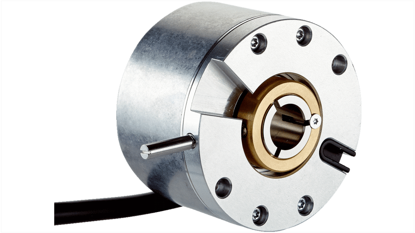 Encoder incrementale Sick DBS60E-TGEPC1000, 1000 impulsi/giro, montaggio a flangia, IP65, 58x58x40.9 mm.