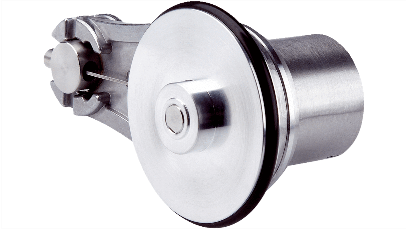 Sick DBV50E-22EPA0200, encoder incrementale HTL/push-pull, risoluzione 0,08 mm, montaggio a flangia, dimensioni 110x50x55 mm.