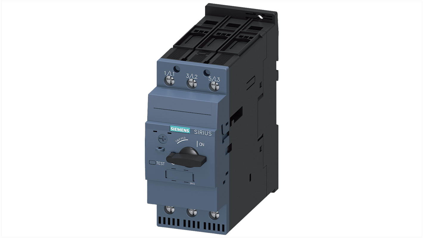 Siemens 3RV2032-4PA10, unità di controllo magnetico per motori, 690 V, 36 A, con protezione da cortocircuiti e guasti di fase.