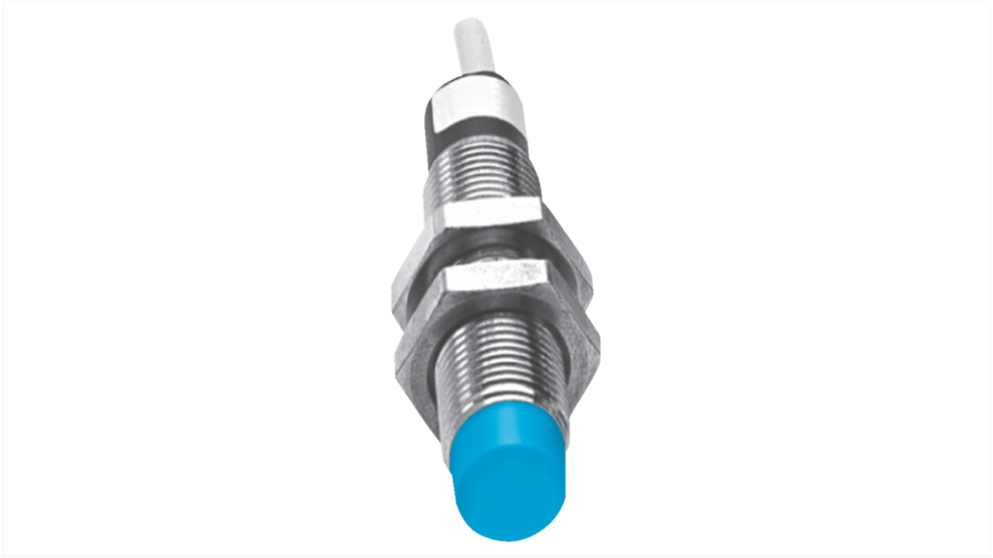 Sensore di prossimità induttivo cilindrico Sick IM12-04NDS-ZW1, M12, rilevamento 4 mm, IP67, alimentazione 10-30 V CC.